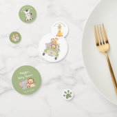 ワイルドアニマルサファリ男の赤ちゃんシャワー コンフェッティ (グループ)