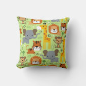 ワイルドアニマルズゾーサファリ装飾用クッション クッション (正面)
