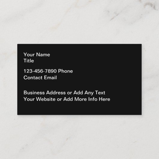 ワイルドアニマルタイガーの名刺 名刺 (裏面)