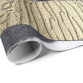 ワイルドアニマルプリント抽象芸術ラッピング紙 ラッピングペーパー (ロールコーナー)