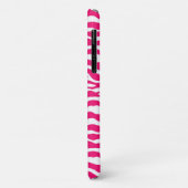 ワイルドアニマルプリント、ゼブラ明るい赤紫色ピンクと白 Case-Mate iPhoneケース (裏面/左)