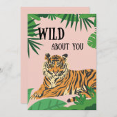 ワイルドアバウトについてタイガーバレンタインデー シーズンカード (正面/裏面)