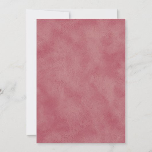 ワイルドアンドオンダーフルワイルドフラワーレインボー誕生日 招待状 (裏面)