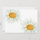 ワイルドアンドオンダーフル野草写真1歳の誕生日 招待状 (裏面)