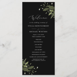 ワイルドアンドグリーン結婚式 プログラム