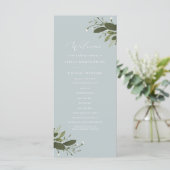 ワイルドアンドグリーン結婚式 プログラム (スタンド正面)