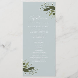 ワイルドアンドグリーン結婚式 プログラム