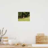 ワイルドアンドスイートディアフォトグラートアートプリント ポスター (キッチン)