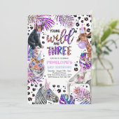 ワイルドアンドスリーサファリレインボーチーターズ3歳 招待状 (スタンド正面)