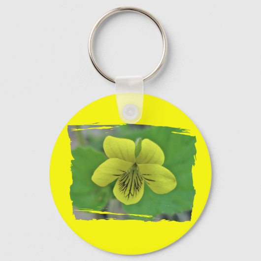 ワイルドイエローバイオレット調整アイテム キーホルダー (正面)