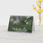 ワイルドイチゴCC0479グリーティングカードを待っている カード (黄色い花)