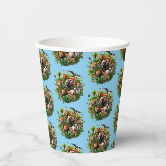 ワイルドイヤー男子1歳紙杯 紙コップ (正面)