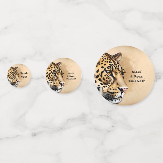 ワイルドインスパイア結婚式招待状バイ自然 コンフェッティ (裏面)