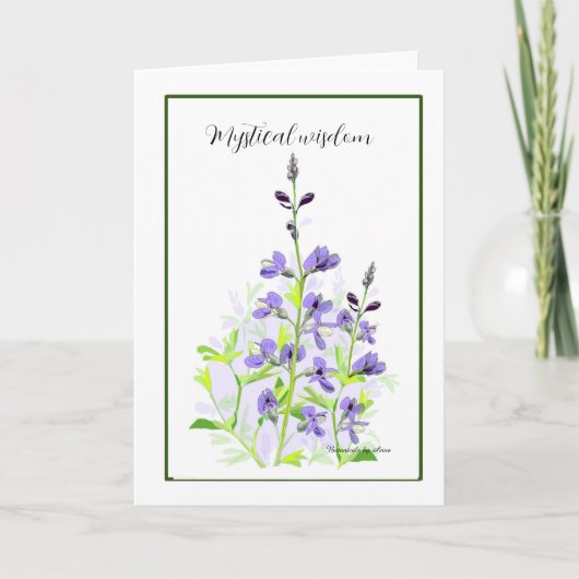 ワイルドインディゴカード サンキューカード (正面)