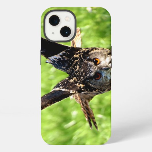 ワイルドイーグルオウル全速飛行 iPhoneケース (裏面)