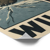 ワイルドイーストクラッシュ – タイガー対ベアーシベリア対決戦 ポスター (角)