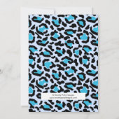 ワイルドウィズブルーボーイベビーシャワー招待状 招待状 (裏面)