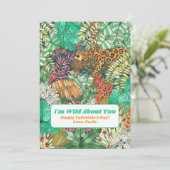 ワイルドウィーキジャングルバレンタインデーホリデーカード シーズンカード (スタンド正面)