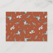 ワイルドウェストのベビーカード |ウエスタンベビー エンクロージャーカード (裏面)