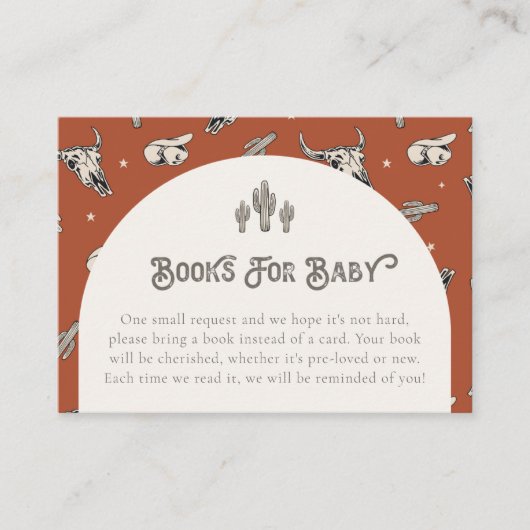 ワイルドウェストのベビーカード |ウエスタンベビー エンクロージャーカード (正面)