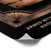 ワイルドウェストの古き良き時代の楽しいパーティー歓迎 ポスター (角)