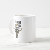 ワイルドウェストへようこそ コーヒーマグカップ (正面左)