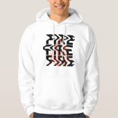 ワイルドウェストアウトローフード付きスウェットシャツ パーカ (正面)