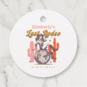 ワイルドウェストカウガールラストロデオバチェロレッテパーティー フェイバータグ (正面)