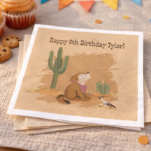 ワイルドウェストカウボーイ誕生日デザート