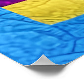 ワイルドウェストバイソンキルトライクデザイン ポスター (角)