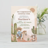 ワイルドウェストバケリトカウボーイ誕生日 スペインの 招待状 (スタンド正面)