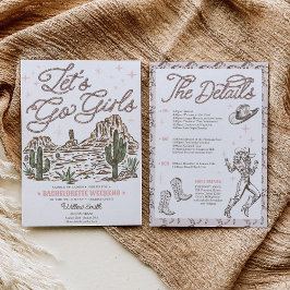 ワイルドウェストバチェロレッテレッツゴーガールズイナリー 招待状
