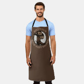 ワイルドウェストパーソナライズされたサルーンウェスタンカウボーイブーツ エプロン (着用した状態)