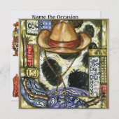 ワイルドウェストパーティー- SRF 招待状 (正面/裏面)