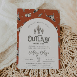 ワイルドウェストベビーシャワー招待状 |カウボーイベビー 招待状
