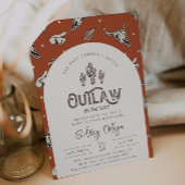 ワイルドウェストベビーシャワー招待状 |カウボーイベビー 招待状