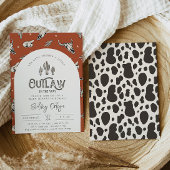 ワイルドウェストベビーシャワー招待状 |カウボーイベビー 招待状