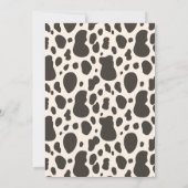 ワイルドウェストベビーシャワー招待状 |カウボーイベビー 招待状 (裏面)