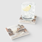 ワイルドウェスト冬 ストーンコースター (横)