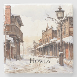 ワイルドウェスト冬 ストーンコースター