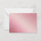 ワイルドウェスト女性のカーボーイサンキューノートカード ノートカード (裏面)