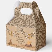 ワイルドウェスト素朴おもしろいカウボーイ誕生日お気に入りボックス フェイバーボックス (正面)