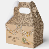 ワイルドウェスト素朴おもしろいカウボーイ誕生日お気に入りボックス フェイバーボックス (裏面)