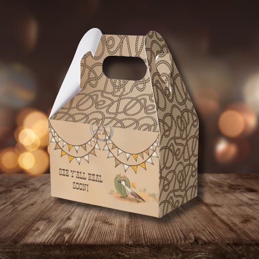 ワイルドウェスト素朴おもしろいカウボーイ誕生日お気に入りボックス フェイバーボックス