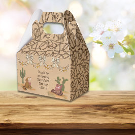 ワイルドウェスト素朴おもしろい女性のカーボーイ誕生日優先ボックス フェイバーボックス