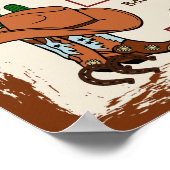 ワイルドウェスト素朴カウボーイウェスタンパーティー ポスター (角)