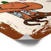 ワイルドウェスト素朴カウボーイウェスタンパーティーQRコード ポスター (角)