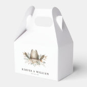 ワイルドウェスト結婚のカウボーイハット フェイバーボックス (正面サイド)