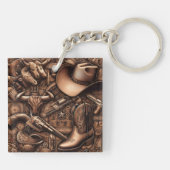 ワイルドウェスト財宝 キーホルダー (裏面)