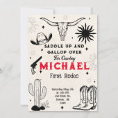 ワイルドウェスト カウボーイ カントリー 招待状 (正面)